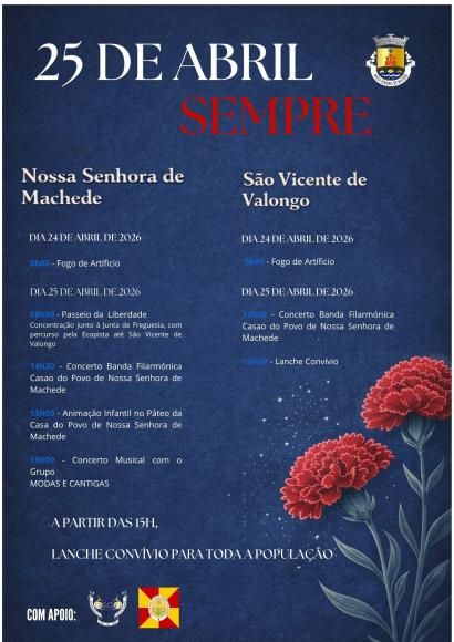 Comemora&ccedil;&otilde;es 25 de Abril
